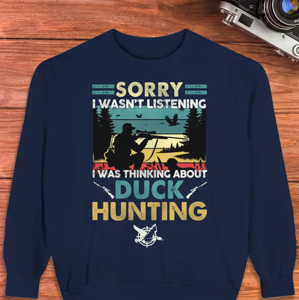 Sorry I Wasn't Listening - Custom Animal - Personalized Gifts For Grandpa - Unisex Sweater