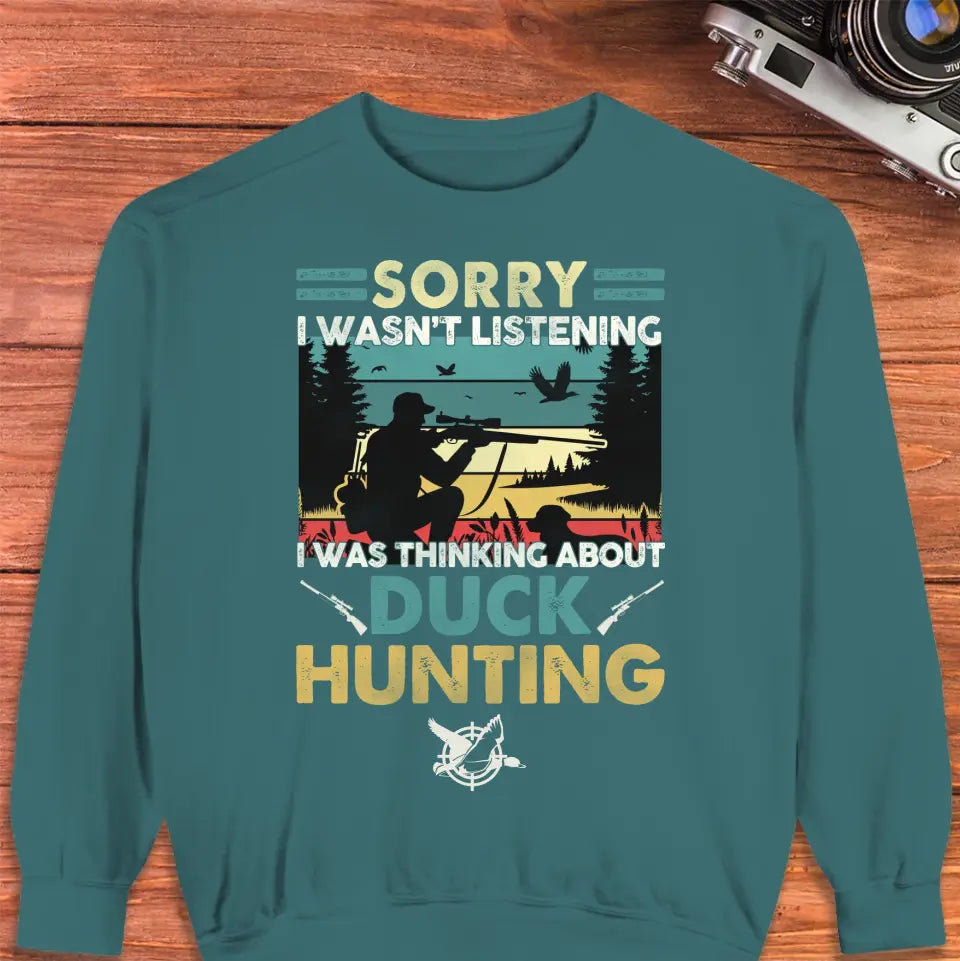 Sorry I Wasn't Listening - Custom Animal - Personalized Gifts For Grandpa - Unisex T-shirt