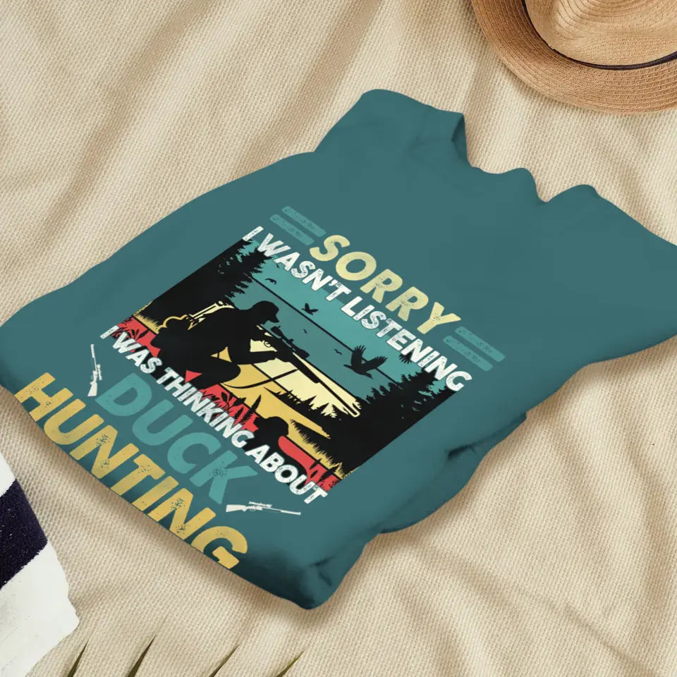 Sorry I Wasn't Listening - Custom Animal - Personalized Gifts For Grandpa - Unisex T-shirt