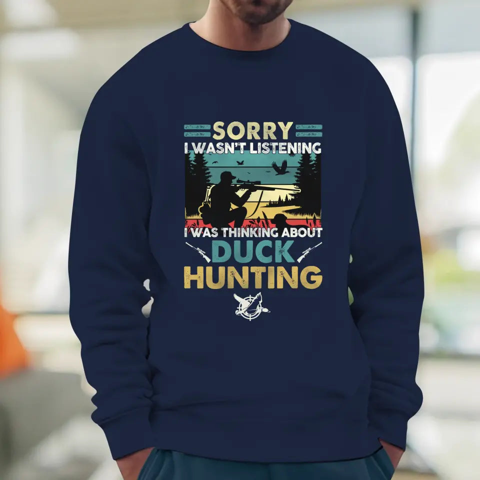 Sorry I Wasn't Listening - Custom Animal - Personalized Gifts For Grandpa - Unisex Sweater