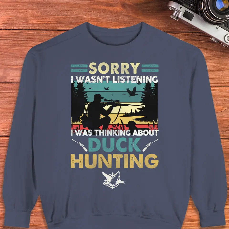 Sorry I Wasn't Listening - Custom Animal - Personalized Gifts For Grandpa - Unisex T-shirt