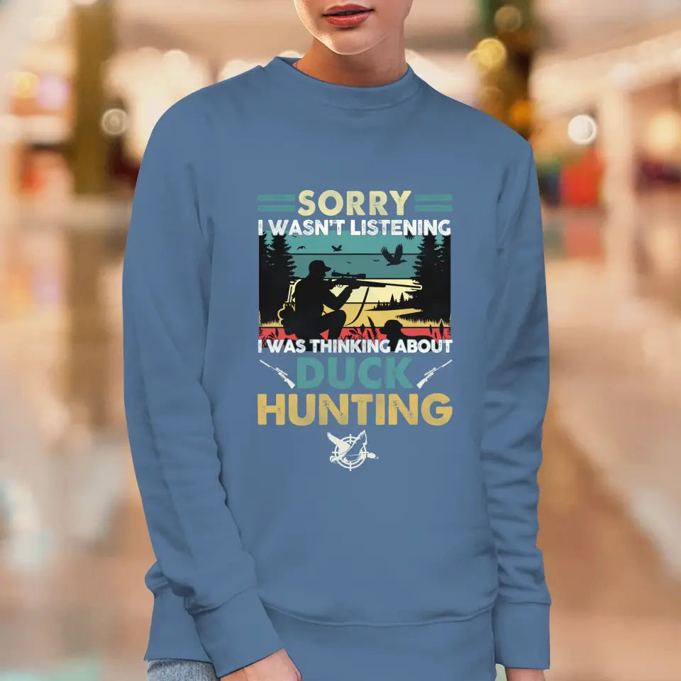 Sorry I Wasn't Listening - Custom Animal - Personalized Gifts For Grandpa - Unisex Sweater