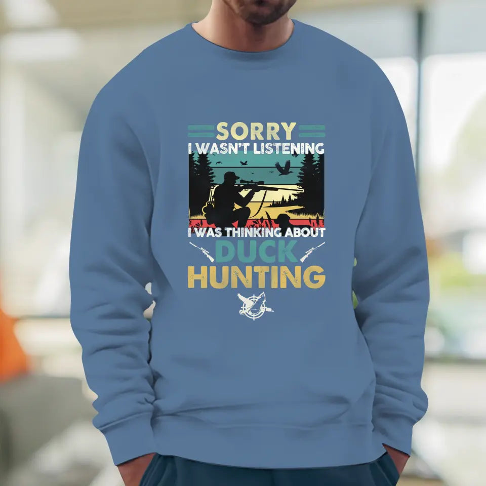 Sorry I Wasn't Listening - Custom Animal - Personalized Gifts For Grandpa - Unisex Sweater