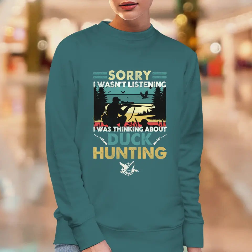 Sorry I Wasn't Listening - Custom Animal - Personalized Gifts For Grandpa - Unisex Sweater