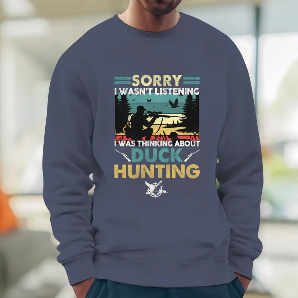 Sorry I Wasn't Listening - Custom Animal - Personalized Gifts For Grandpa - Unisex Sweater