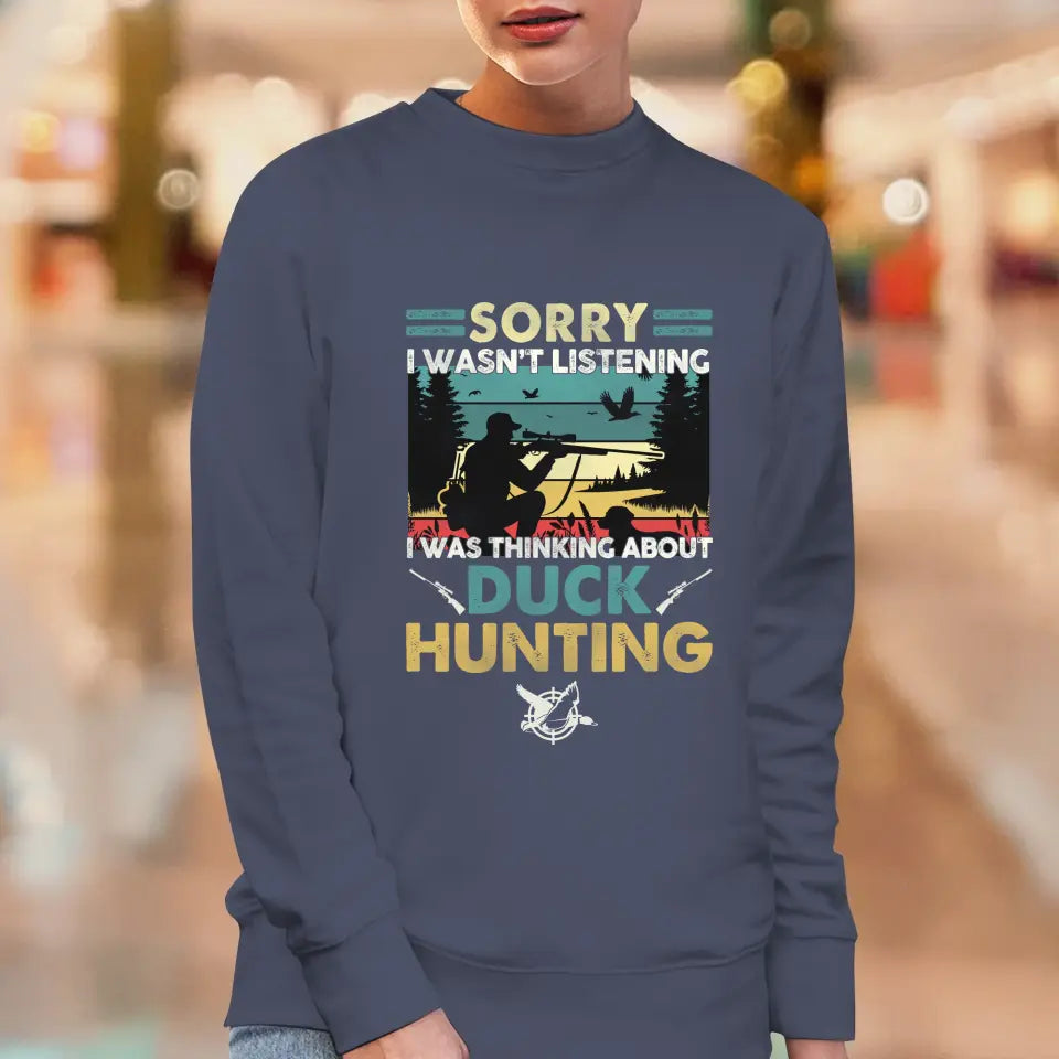 Sorry I Wasn't Listening - Custom Animal - Personalized Gifts For Grandpa - Unisex Sweater