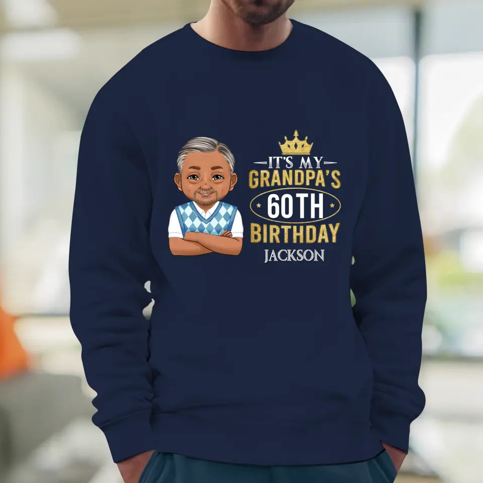 It's My Grandpa's Birthday - Personalized Gifts For Grandpa - Unisex T-shirt