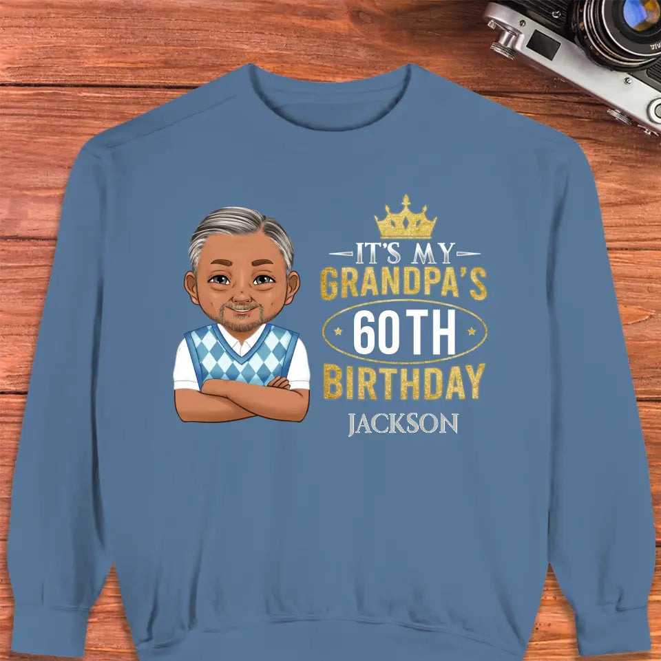 It's My Grandpa's Birthday - Personalized Gifts For Grandpa - Unisex T-shirt