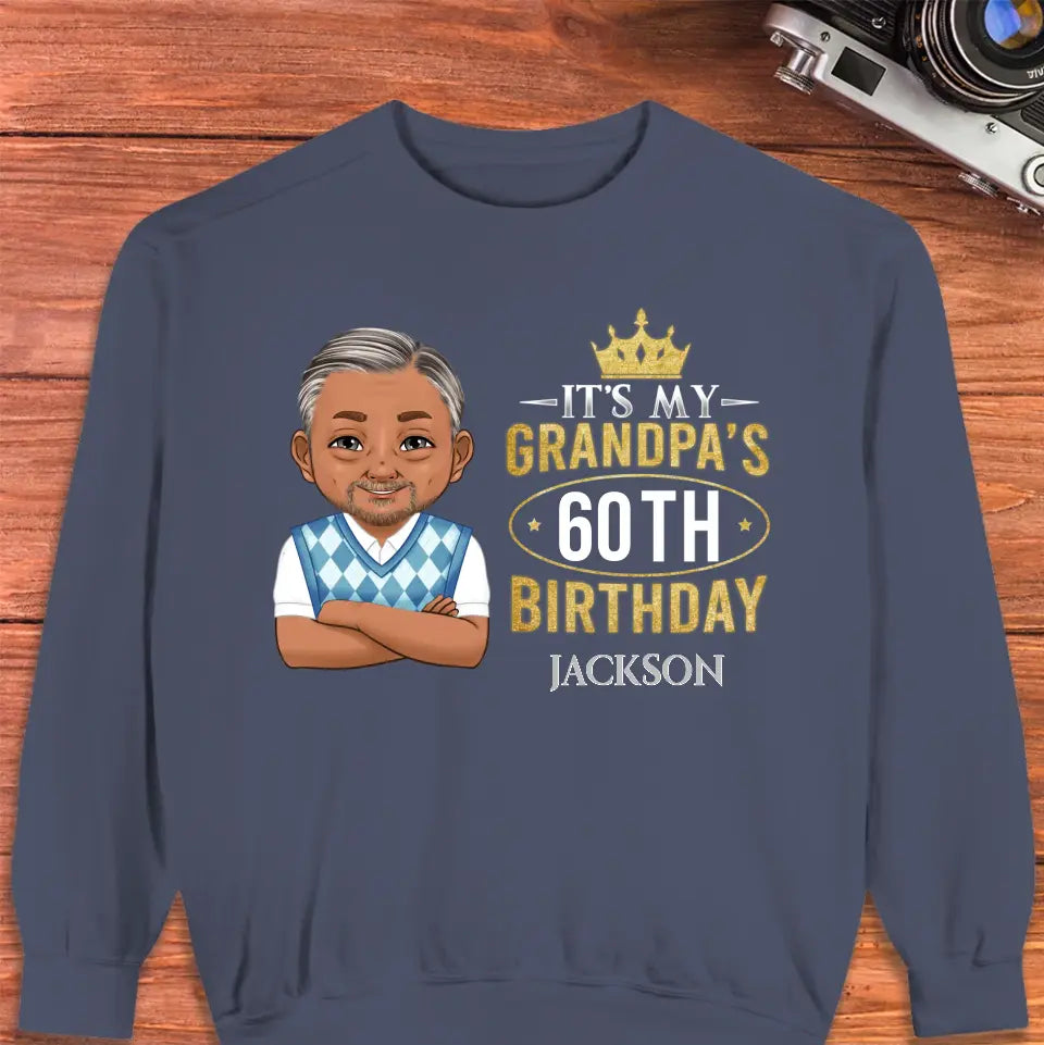 It's My Grandpa's Birthday - Personalized Gifts For Grandpa - Unisex T-shirt