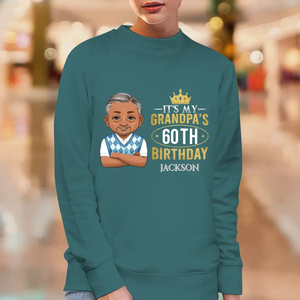 It's My Grandpa's Birthday - Personalized Gifts For Grandpa - Unisex Hoodie