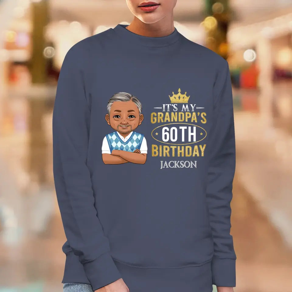 It's My Grandpa's Birthday - Personalized Gifts For Grandpa - Unisex Hoodie