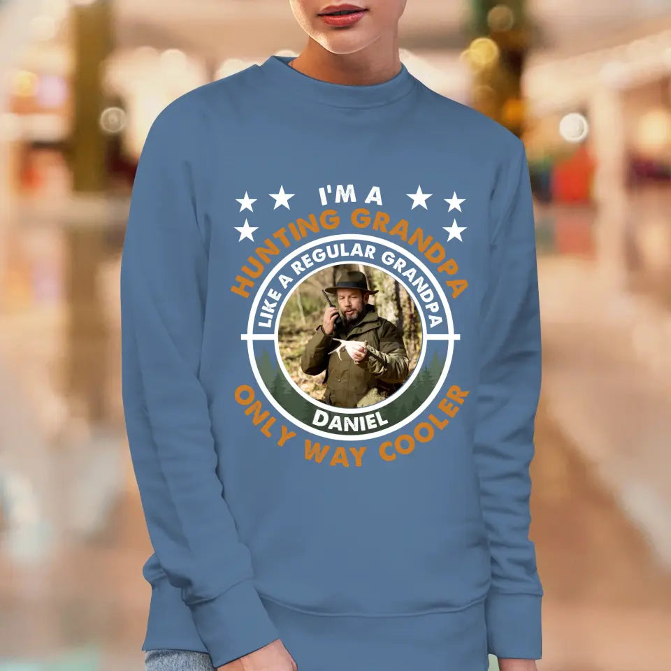 Hunting Grandpa - Personalized Gifts For Grandpa - Unisex Sweater