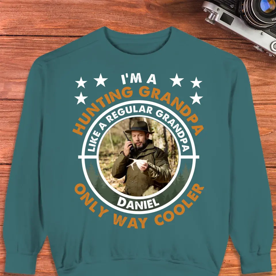 Hunting Grandpa - Personalized Gifts For Grandpa - Unisex Sweater