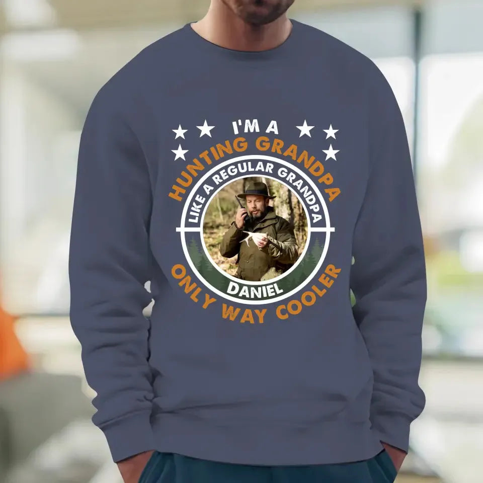 Hunting Grandpa - Personalized Gifts For Grandpa - Unisex Sweater