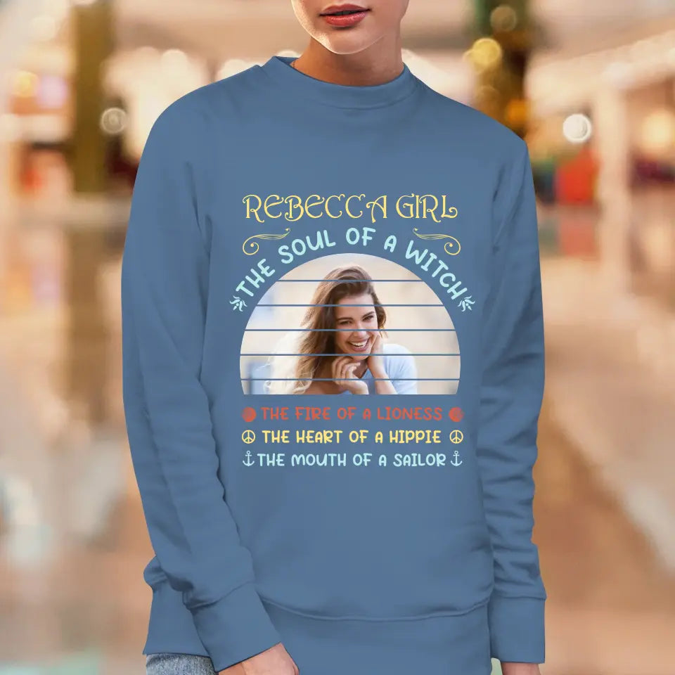 Gemini Girl - Custom Photo - Personalized Gifts For Her - T-Shirt