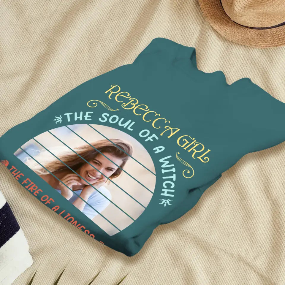 Gemini Girl - Custom Photo - Personalized Gifts For Her - T-Shirt