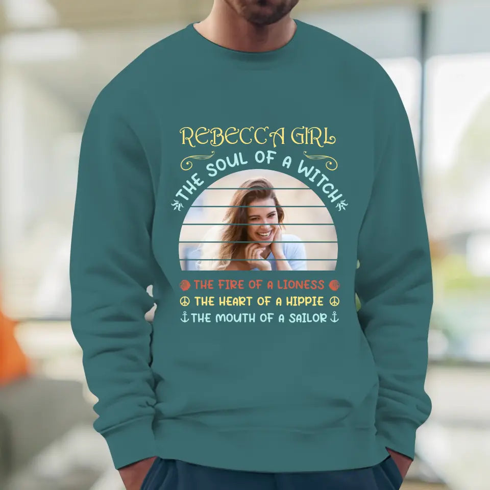 Gemini Girl - Custom Photo - Personalized Gifts For Her - T-Shirt