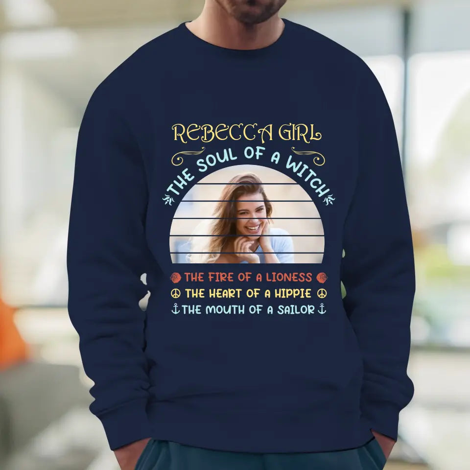 Gemini Girl - Custom Photo - Personalized Gifts For Her - Hoodie