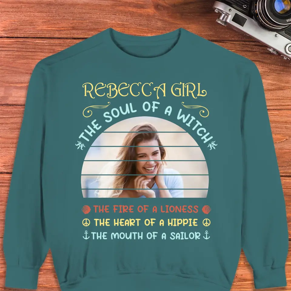 Gemini Girl - Custom Photo - Personalized Gifts For Her - Hoodie