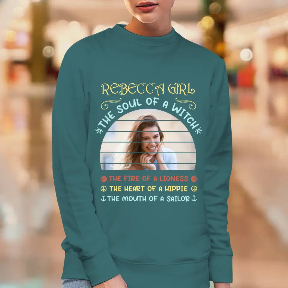 Gemini Girl - Custom Photo - Personalized Gifts For Her - Hoodie