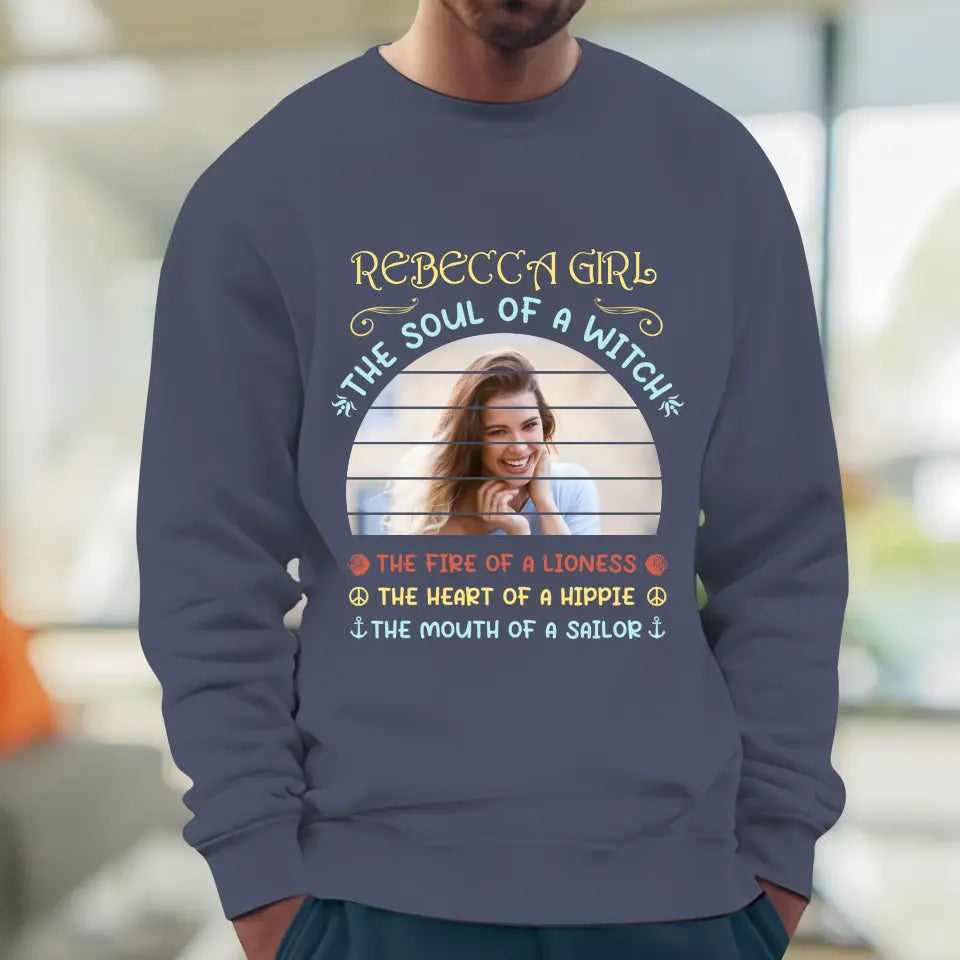 Gemini Girl - Custom Photo - Personalized Gifts For Her - Hoodie