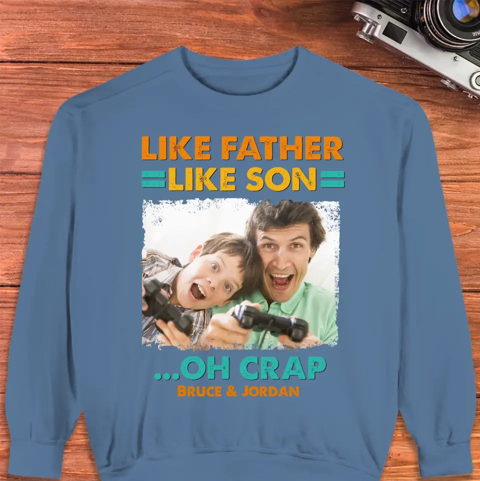 Like Father Like Son - Personalized Gifts For Dad - Unisex T-Shirt