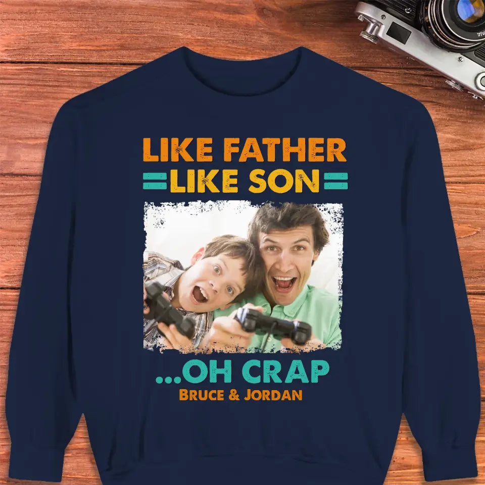 Like Father Like Son - Personalized Gifts For Dad - Unisex Sweater