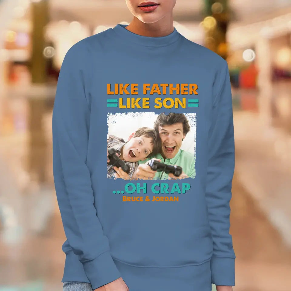 Like Father Like Son - Personalized Gifts For Dad - Unisex Sweater