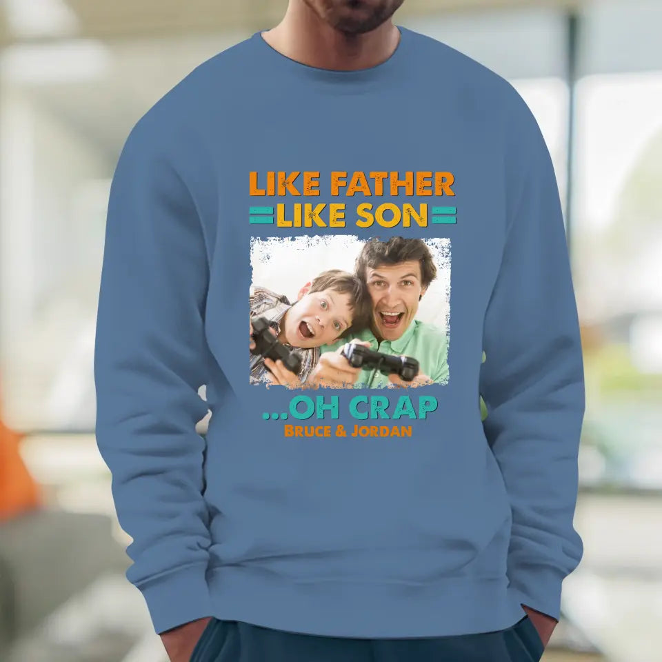 Like Father Like Son - Personalized Gifts For Dad - Unisex Sweater