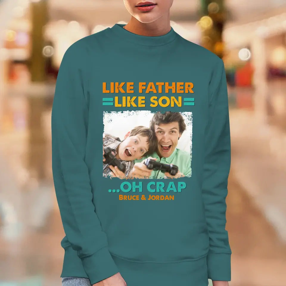 Like Father Like Son - Personalized Gifts For Dad - Unisex Sweater