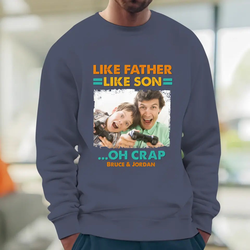 Like Father Like Son - Personalized Gifts For Dad - Unisex Sweater