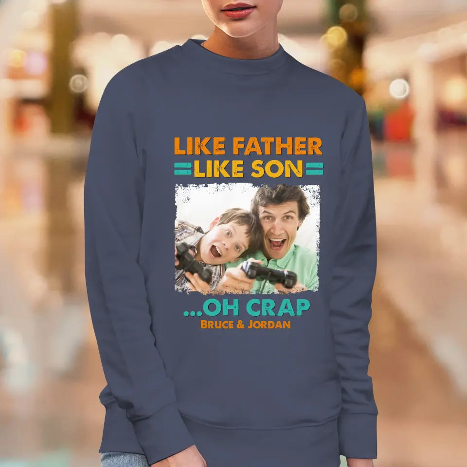 Like Father Like Son - Personalized Gifts For Dad - Unisex Sweater