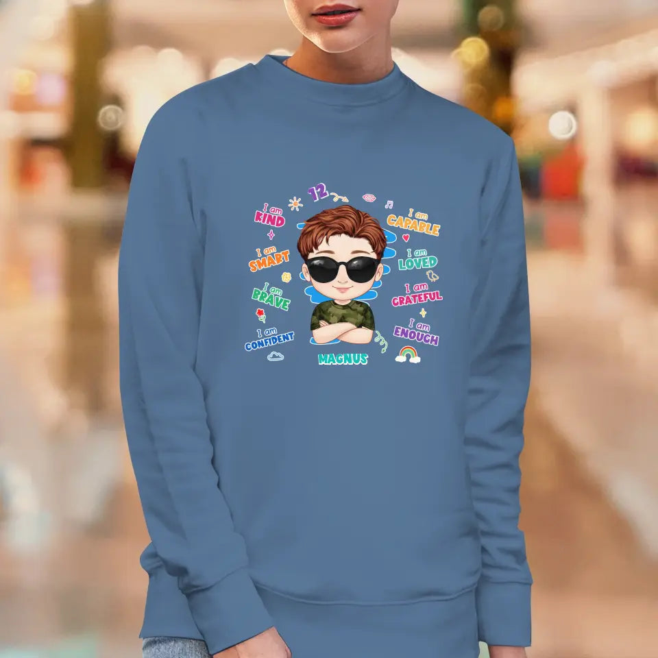 I Am Kind - Personalized Gifts For Son - Unisex Sweater