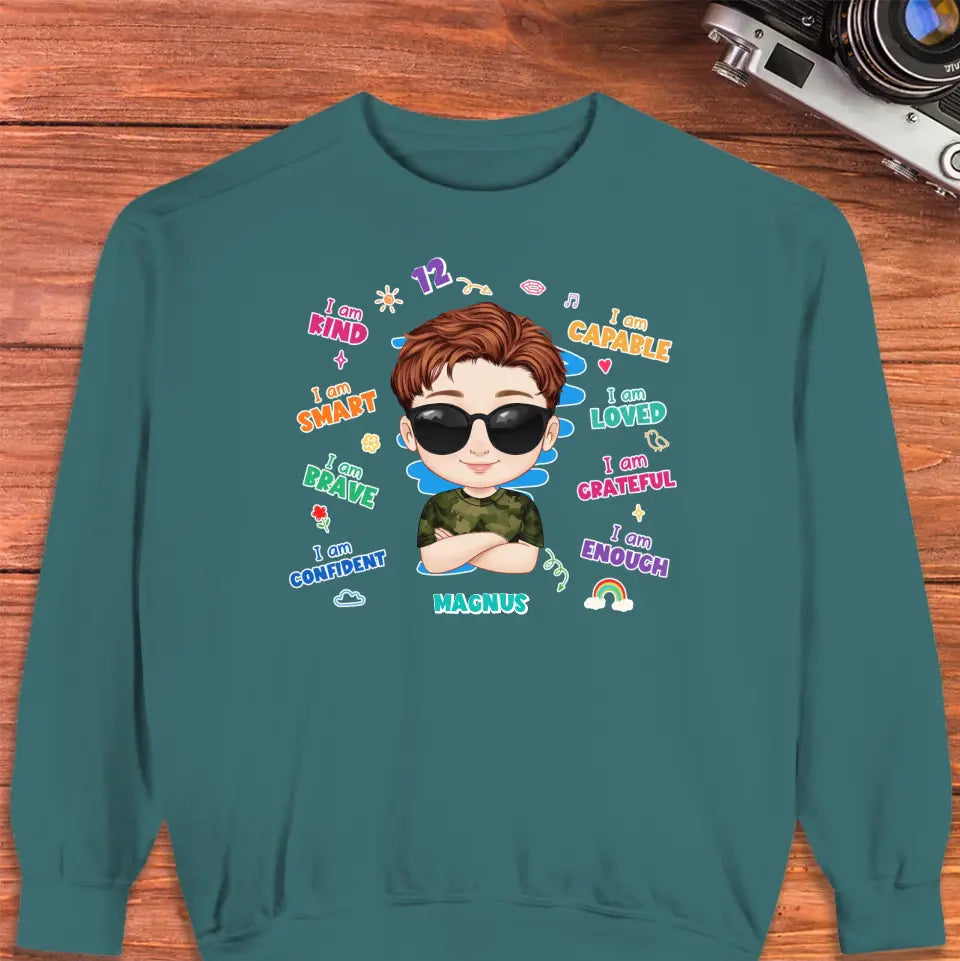 I Am Kind - Personalized Gifts For Son - Unisex Sweater