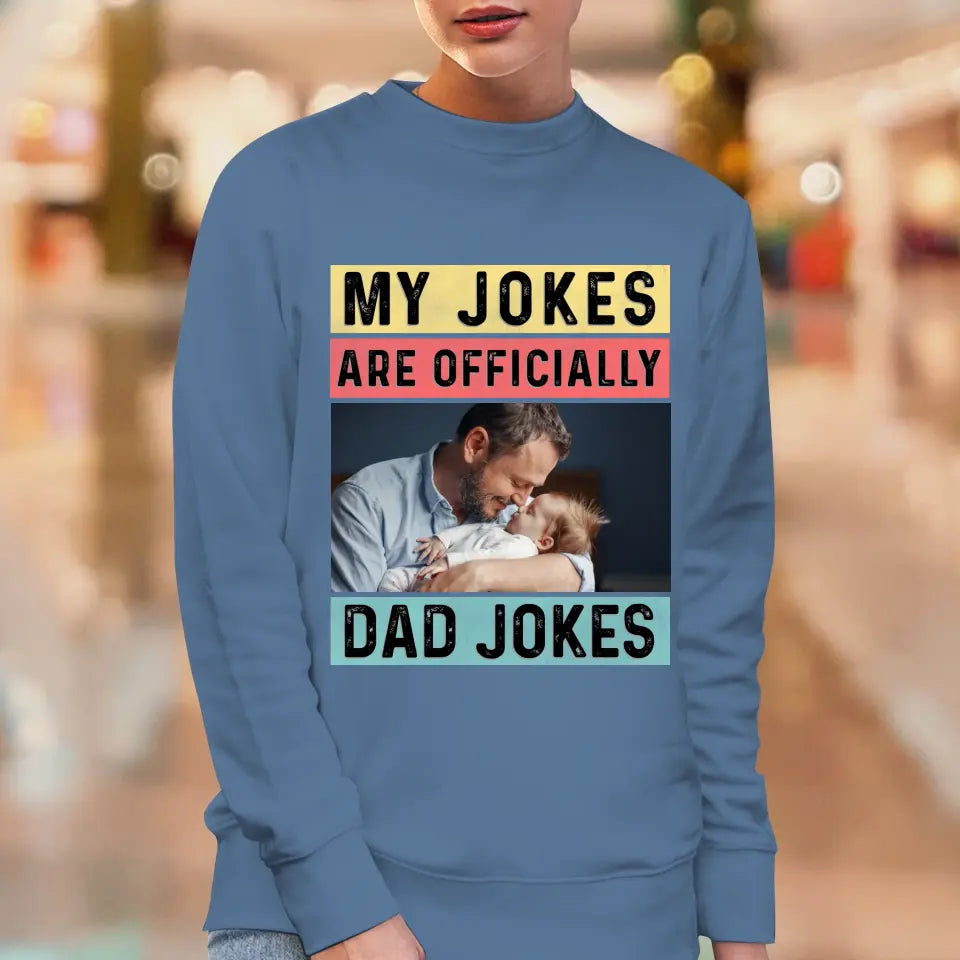 Dad Jokes - Custom Photo - Personalized Gifts For Dad - Hoodie