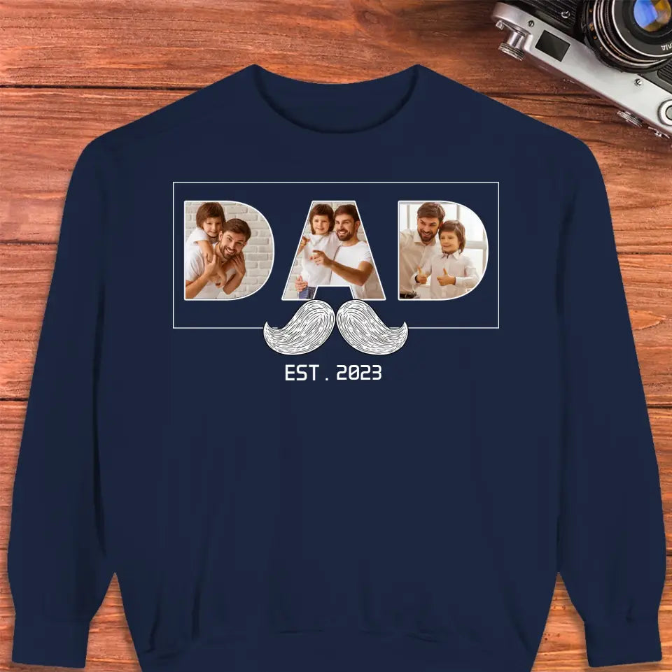 Funny Dad - Custom Photo - Personalized Gifts For Dad - T-Shirt