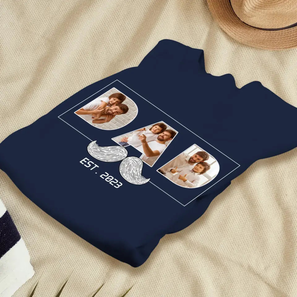 Funny Dad - Custom Photo - Personalized Gifts For Dad - T-Shirt