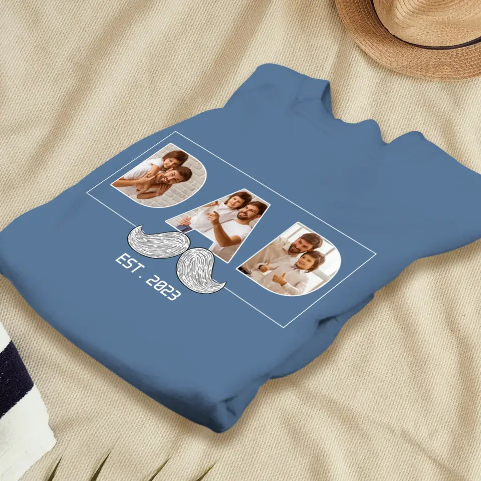 Funny Dad - Custom Photo - Personalized Gifts For Dad - T-Shirt