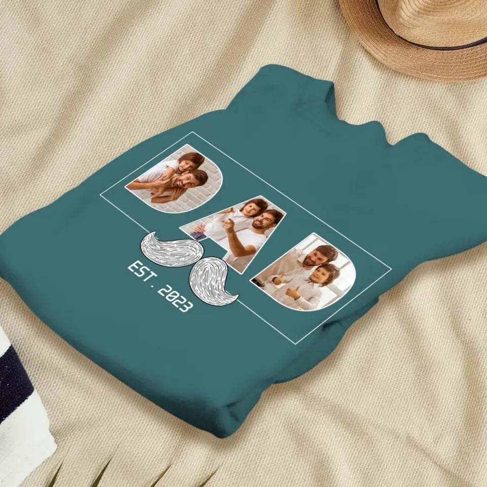 Funny Dad - Custom Photo - Personalized Gifts For Dad - T-Shirt