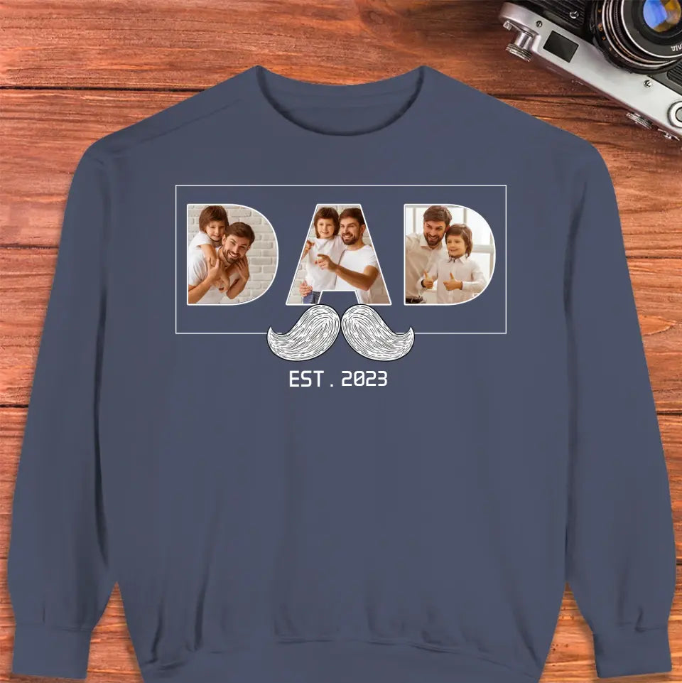 Funny Dad - Custom Photo - Personalized Gifts For Dad - T-Shirt