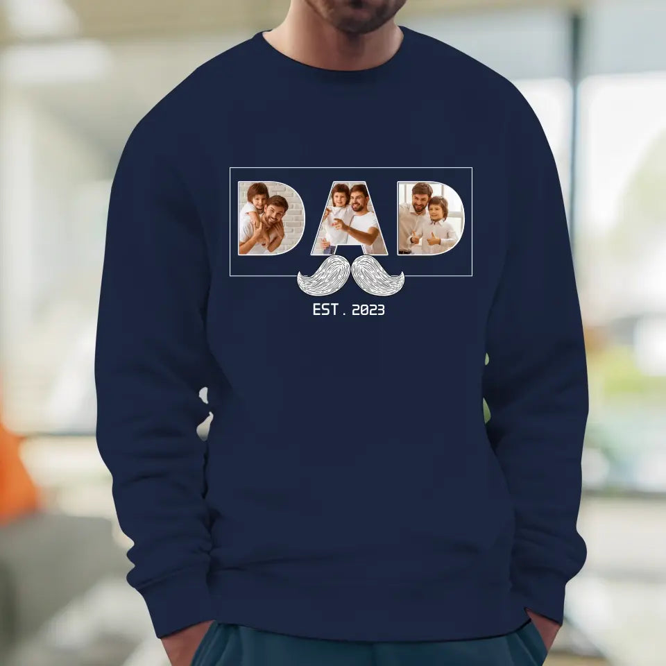 Funny Dad - Custom Photo - Personalized Gifts For Dad - Sweater