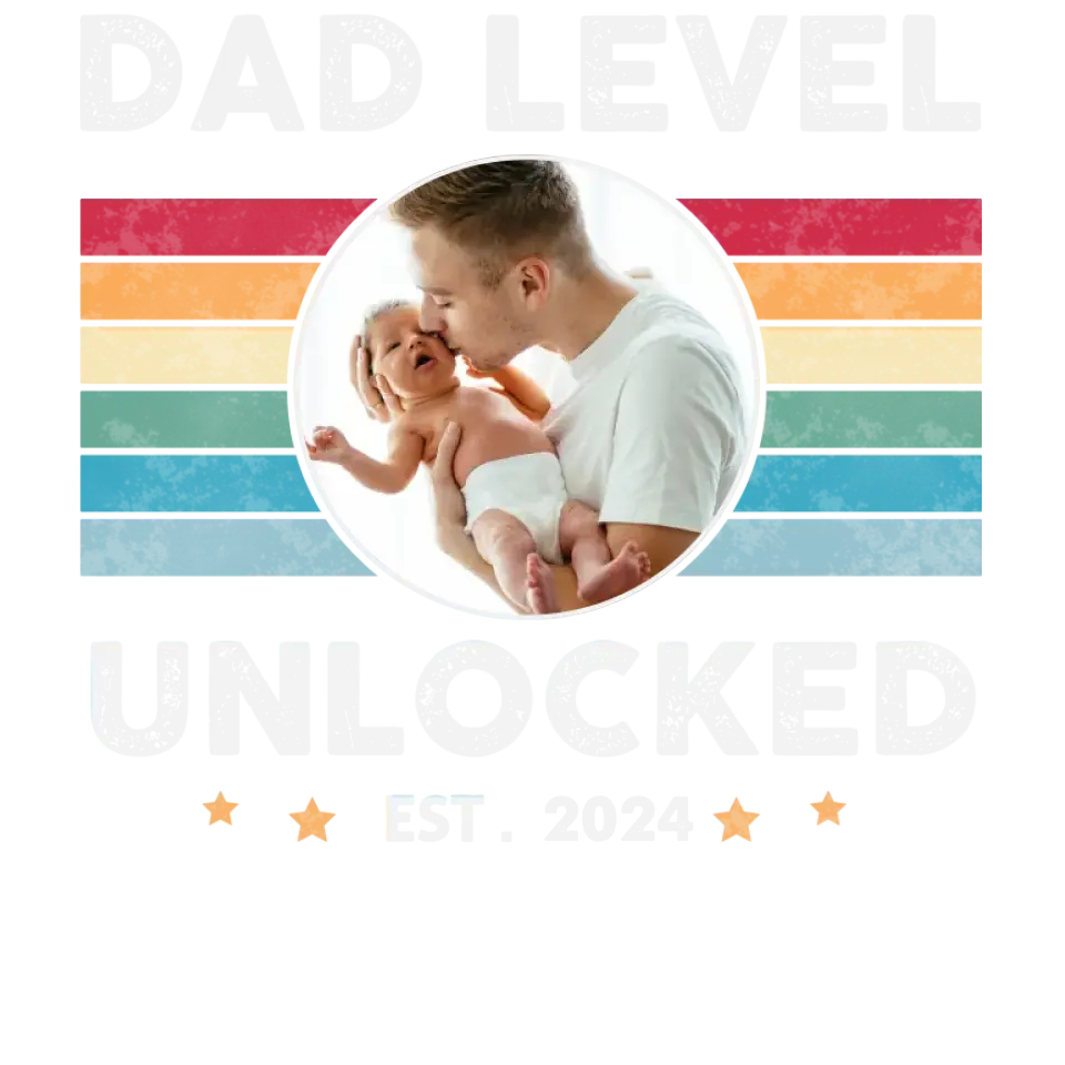 Dad Level Unlocked - Custom Year - Personalized Gifts For Dad - Hoodie·