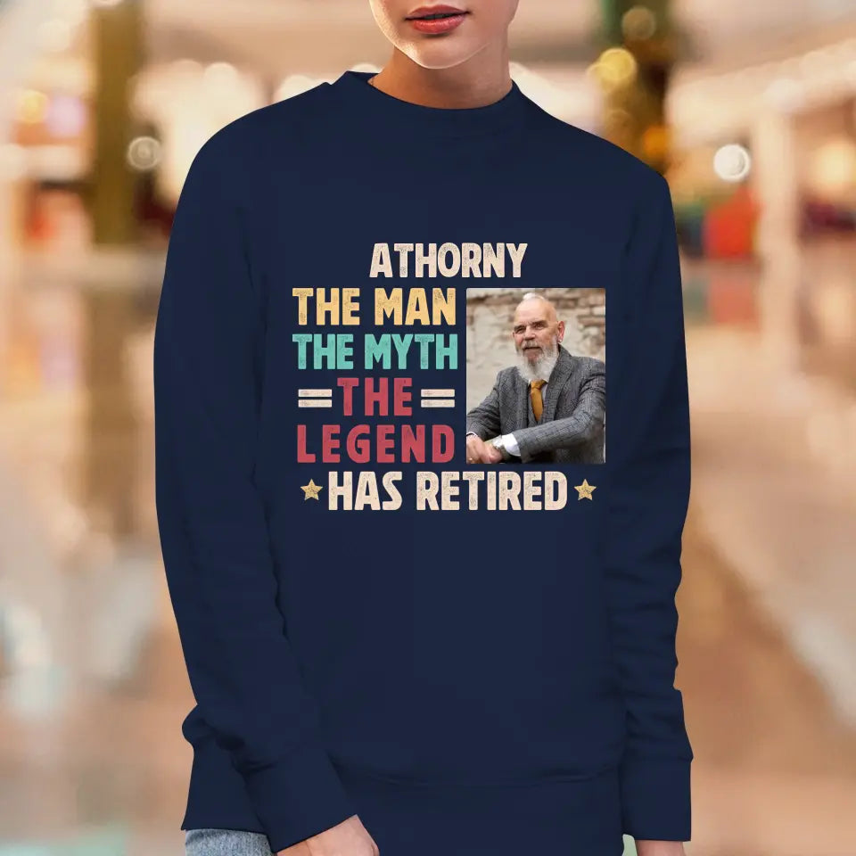 The Man - Custom Photo - Personalized Gifts For Grandpa - T-Shirt