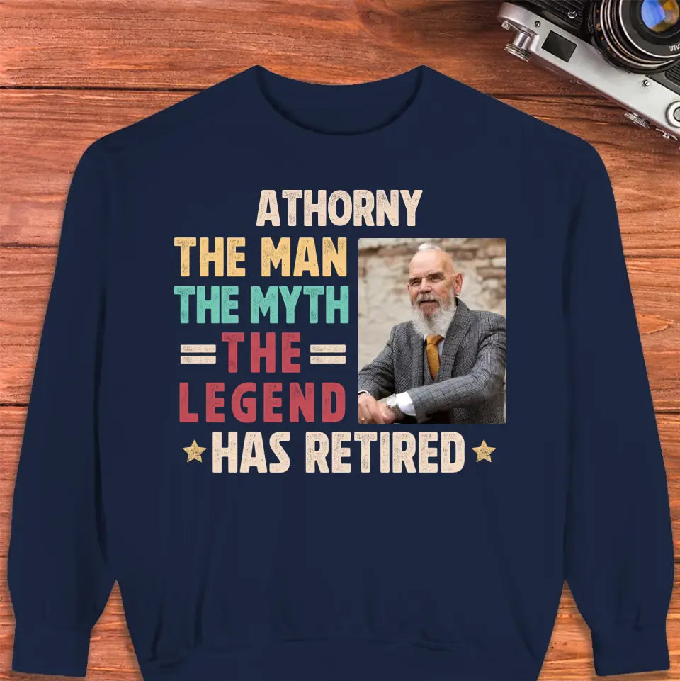 The Man - Custom Photo - Personalized Gifts For Grandpa - Sweater