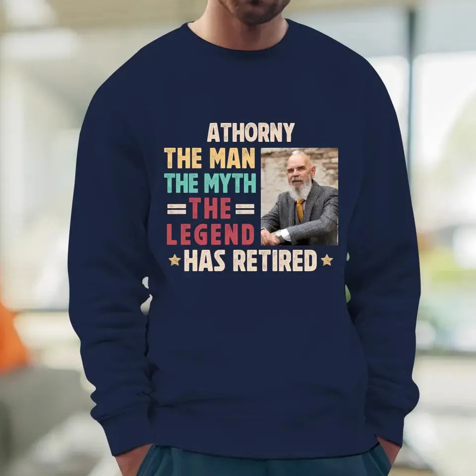 The Man - Custom Photo - Personalized Gifts For Grandpa - Sweater