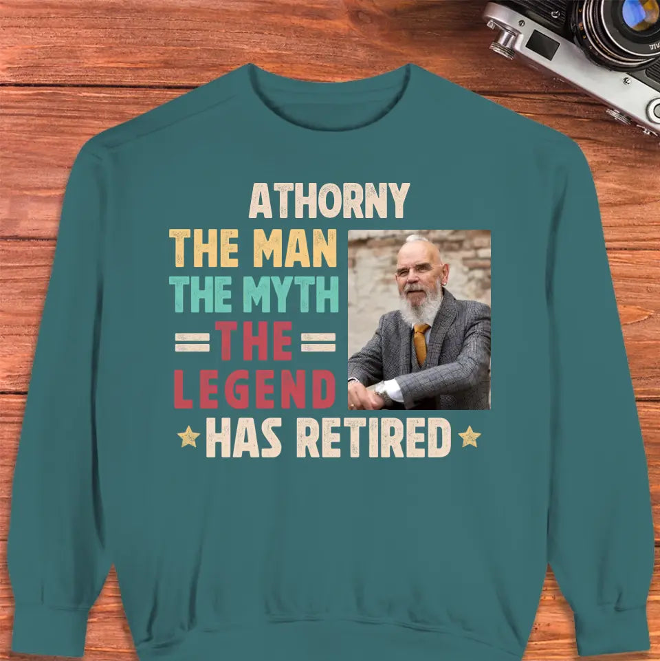 The Man - Custom Photo - Personalized Gifts For Grandpa - T-Shirt