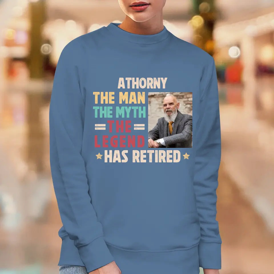 The Man - Custom Photo - Personalized Gifts For Grandpa - Sweater