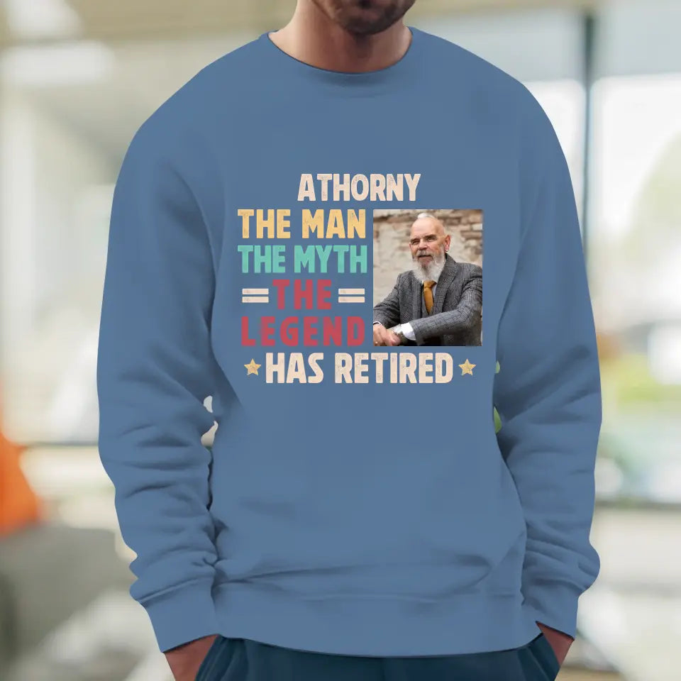 The Man - Custom Photo - Personalized Gifts For Grandpa - Sweater