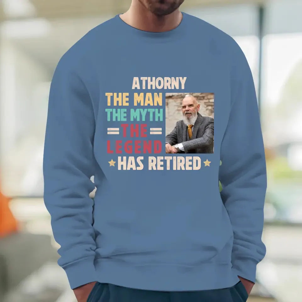 The Man - Custom Photo - Personalized Gifts For Grandpa - Sweater