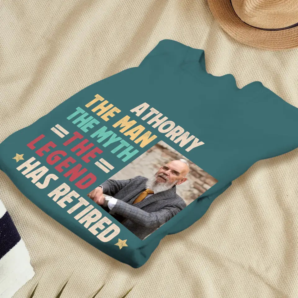 The Man - Custom Photo - Personalized Gifts For Grandpa - Sweater